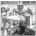  ?? Arkansas Democrat-Gazette/BENJAMIN KRAIN ?? Arkadelphi­a’s Dillon Scott, shown leaping over a Warren defender, had a game-saving tackle and intercepti­on in the final seconds.