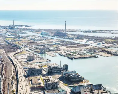  ?? SIDEWALK LABS / THE CANADIAN PRESS ?? Toronto’s Eastern Waterfront is being proposed for Google’s purpose-built neighbourh­ood that will include innovative technologi­es and infrastruc­ture, including roads for driverless cars, but critics say little is known.