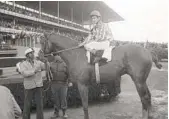  ?? RON FREHM AP ?? Secretaria­t in New York on March 17, 1973, after winning the Bay Shore Stakes at Aqueduct.