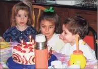  ?? Submitted / Carrozza family ?? The Carrozza cousins are each captains for their respective sports. From left, Julia, for Ridgefield’s field hockey and lacrosse, Angela, for New Fairfield soccer and Matty, for Brookfield wrestling.