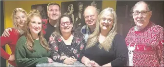  ??  ?? Jamie Lambdin-Bolin (from left), Valerie Valentine, Eric Wells, Micki Voelkel, Barry Law, Gini Law and Jim Moody have been selected to direct the 2020 slate of shows for Fort Smith Little Theatre.
(Courtesy Photo/Suzanne Thomas for FSLT)