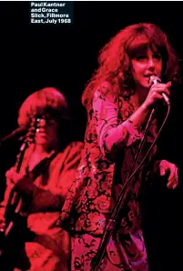  ?? ?? Paul Kantner and Grace Slick, Fillmore East, July 1968