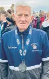  ?? BLOUSE PHOTO MICHAEL ?? Notre Dame-Green Pond cross country coach Art Corrigan is The Morning Call’s cross country Coach of the Year in 2023.
