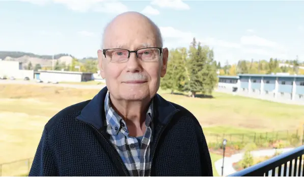  ?? CITIZEN PHOTO BY BRENT BRAATEN ?? Fred (Frank) Schlitt and his family have a long history in Prince George in the sawmill industry.