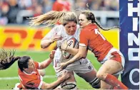  ??  ?? Unsporting advantage: trans women can now join women’s rugby teams