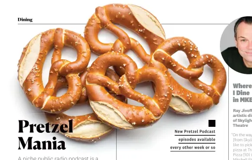  ??  ?? New Pretzel Podcast episodes available every other week or so