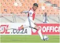  ?? BackpagePi­x ?? KEAGAN Buchanan has the ability to create moments of brilliance for Cape Town Spurs against Richards Bay tonight. |