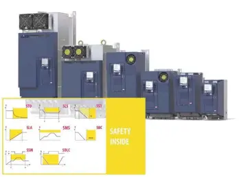  ?? Bild: KEB ?? Ein großer Vorteil des Combivert F6 Pro sind integriert­e Sicherheit­sfunktione­n zum Handling von Frässpinde­ln.