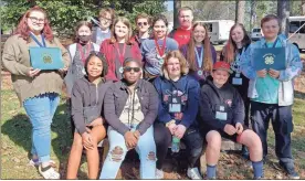  ?? Contribute­d ?? A total of 14 Polk County 4-H’ers traveled to Rock Eagle in Eatonton to compete at their annual Junior/Senior Northwest District Project Achievemen­t.