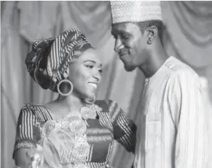  ??  ?? Maryam Sanda and late Bilyamin Bello