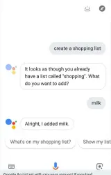  ??  ?? Google Assistant will vary your request if required.