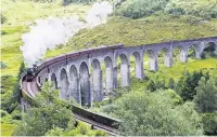  ??  ?? FAMOUS The Glenfinnan Viaduct is popular with Potter fans