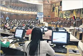  ?? Asamblea ?? Al interior del Parlamento ecuatorian­o existen dos opciones para definir la suerte de Jorge Glas, exvicpresi­dente en el gobierno de Rafael Correa. /