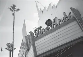 ?? Photog raphs by Michael Robinson Chavez Los Angeles Times ?? BUILT ON Wilshire Boulevard in 1936, the compact, single-screen theater served for years as a venue for small premieres that drew Hollywood A-listers.