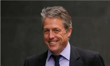  ?? ?? Hugh Grant appeared at the high court on Thursday. News Group Newspapers says no illegal behaviour ever took place at the Sun. Photograph: Maja Smiejkowsk­a/Reuters