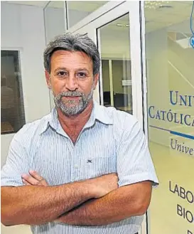  ?? (LA VOZ/ARCHIVO) ?? Científico. Luján es investigad­or de Conicet y de la UCC.