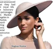  ??  ?? Meghan Markle