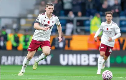  ?? ?? Viktor Gyokeres já marcou quatro golos ao serviço do Arsenal e é o melhor marcador dos líderes da Premier League no campeonato inglês