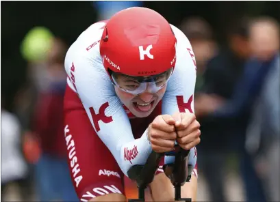  ??  ?? Harry Tanfield thought his season was over but now finds himself preparing for the Vuelta a Espana