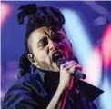  ?? RICH FURY/INVISION/THE ASSOCIATED PRESS ?? Canadian musician the Weeknd is nominated for his song “Earned It.”