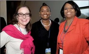  ??  ?? Kathy Roth-Douquet, Stephanie Owens and Reta Jo Lewis, all of Washington