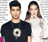  ??  ?? PAINFUL SPLIT
Zayn and Gigi