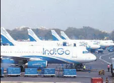  ?? MINT ?? Indigo last month decided to scrap dozens of flights after many of its pilots exhausted their annual limit on flying hours.