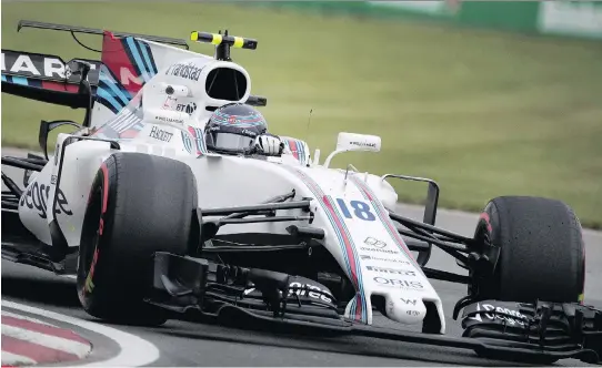  ?? ALLEN MCINNIS ?? Montreal native and F1 rookie Lance Stroll will be the first Canadian to race in Formula One since Jacques Villeneuve made his last appearance here 12 years ago.