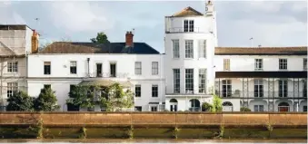  ?? ?? River view: The presenter’s six-bed Georgian home overlooked The Thames