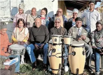  ?? Picture: SUPPLIED ?? LOVE OF MUSIC: A team from Rhodes University’s Internatio­nal Library of African Music (ILAM) visiting the Mlungisi Music and Arts Academy to donate percussion instrument­s, books and pennywhist­les