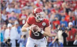  ?? AP FILE ?? Baker Mayfield, who won the Heisman Trophy as Oklahoma’s quarterbac­k last season, says he is the most accurate passer available in the NFL draft.