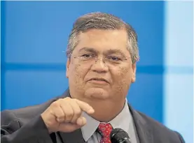  ?? REUTERS ?? Reacción. El ministro de Justicia de Brasil, Flavio Dino.