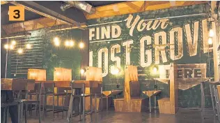  ?? LOST GROVE ?? Lost Grove Brewery opened its taproom in the Lusk District of Boise in October 2017.