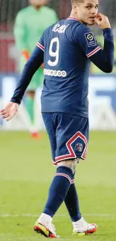  ?? ?? Mauro Icardi, 28 anni, in questa stagione gioca nel Psg