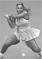  ?? DANIELLE PARHIZKARA­N/ USA TODAY SPORTS ?? Tennis star Serena Williams is arguably one of the greatest athletes this country’s ever produced and fits the President Donald Trump criteria of “heights they achieved, and the hope they passed down to all of us.”