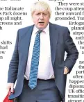  ??  ?? The new Foreign Secretary, Boris Johnson