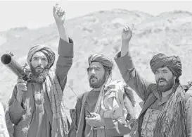  ?? Associated Press file ?? Reports suggest Taliban leaders may have returned to their homeland of Afghanista­n, which would signal confidence in the group’s fight against the U.S.-backed government after more than a decade of operating out of Pakistan.