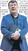  ?? ?? Graham Linehan oustide Southwark Crown Court