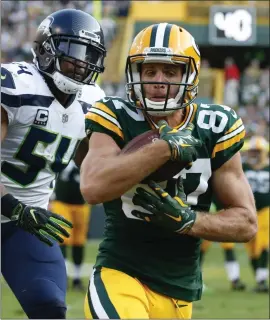  ?? MIKE ROEMER — THE ASSOCIATED PRESS ARCHIVES ?? Receiver Jordy Nelson was cut by Green Bay and reportedly is visiting Oakland. Nelson played under new Raiders assistant Edgar Bennett and GM Reggie McKenzie.