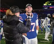  ?? Adrian Kraus/Associated Press ?? Saturday night’s game between the Buffalo Bills and Los Angeles Chargers will feature a milestone as NBC and the NFL announced Thursday morning that the fourth quarter will be commercial free for the first time.