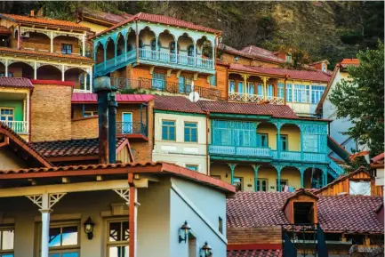  ??  ?? LEFT: Traditiona­l houses in Tbilisi Old Town, Georgia