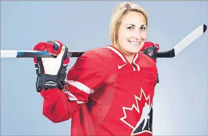  ?? HOCKEY CANADA ?? Shannon MacAulay is an assistant captain with Team Canada at the Nations Cup in Germany. She is one of seven returnees from last year’s team that won the event.