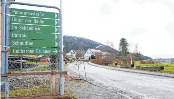  ?? FOTO: ALEXANDRA SCHNEID ?? Die Anlieger der Straße „Schmidten“müssen keine Flächen für einen Gehweg abtreten.