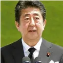  ?? —AP ?? Shinzo Abe