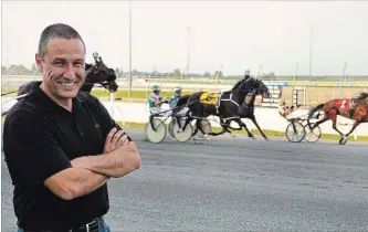  ?? CLIFFORD SKARSTEDT EXAMINER ?? Kawartha Downs general manager Orazio Valente at the Fraservill­e track, where the season remains in limbo.