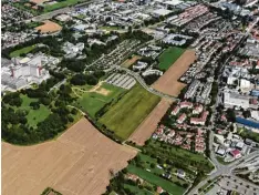  ?? Foto: Marcus Merk ?? Direkt an den geplanten Campus der Uniklinik grenzt das Stadtberge­r Virchowvie­rtel an.