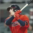  ?? AP photo ?? Austin Riley of the Braves watches his solo home run during the second inning of Atlanta’s 5-2 victory over the New York Mets on Friday.