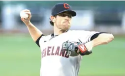  ??  ?? CLEVELAND INDIANS ace Shane Bieber will win the AL pitching triple crown of wins ( 8), ERA ( 1.74) and strikeouts ( 112) and should be a unanimous choice for Cy Young. ( Reuters)