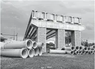  ?? | BALTIMORE SUN ULYSSES MUÑOZ ?? A bridge sits under constructi­on at the corner of Kenilworth Avenue and East West Highway on Oct. 16, 2020.