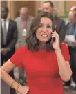  ?? JUSTIN M. LUBIN ?? Julia Louis-Dreyfus’ Selina Meyer looks for a new spin.